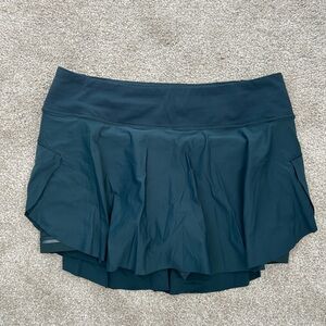 lululemon athletica Dark Teal Mini Skirt